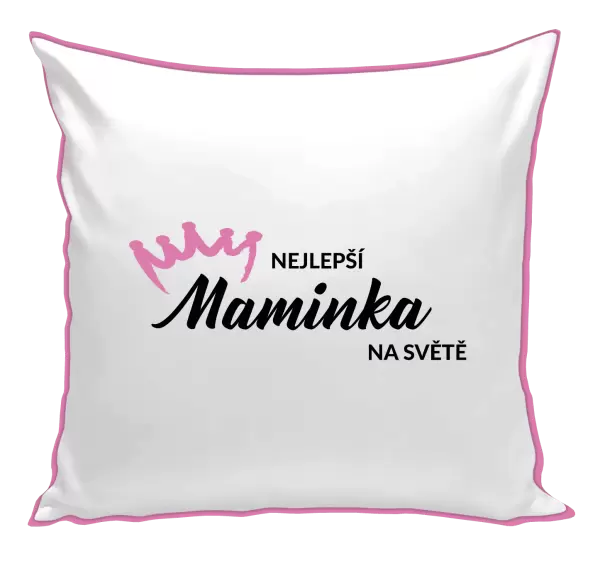 Polštář Nejlepší maminka na světě - korunka