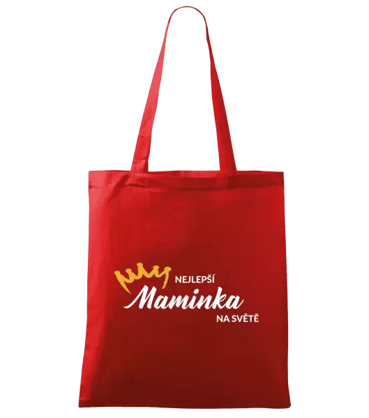 Látková taška Nejlepší maminka na světě - korunka