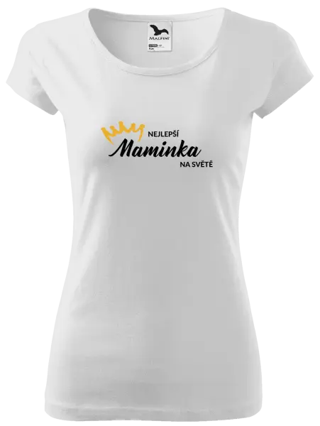 Dámské tričko Nejlepší maminka na světě - korunka