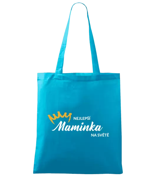 Látková taška Nejlepší maminka na světě - korunka
