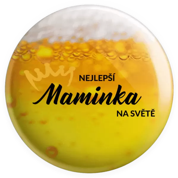 Placka Nejlepší maminka na světě - korunka