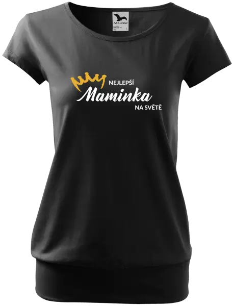 Dámské tričko Nejlepší maminka na světě - korunka