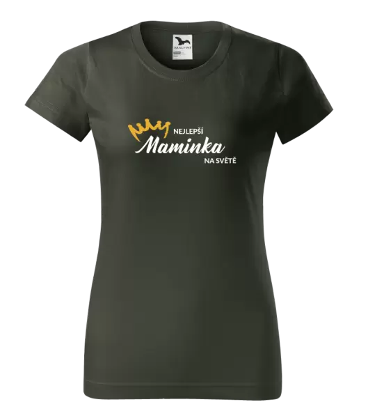 Dámské tričko Nejlepší maminka na světě - korunka