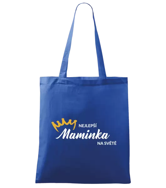 Látková taška Nejlepší maminka na světě - korunka