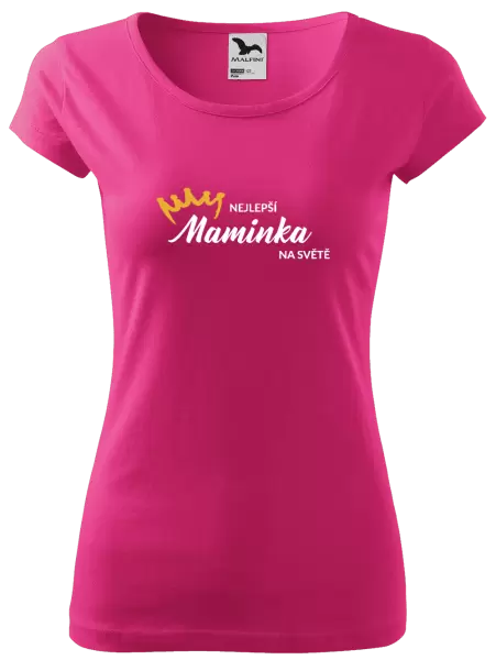 Dámské tričko Nejlepší maminka na světě - korunka