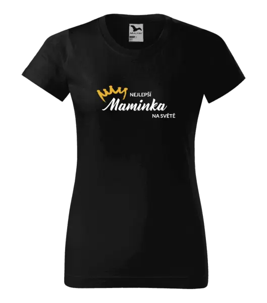 Dámské tričko Nejlepší maminka na světě - korunka