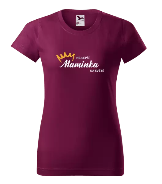 Dámské tričko Nejlepší maminka na světě - korunka