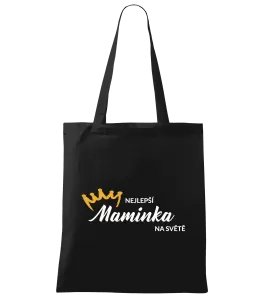 Látková taška Nejlepší maminka na světě - korunka
