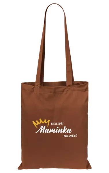 Látková taška Nejlepší maminka na světě - korunka