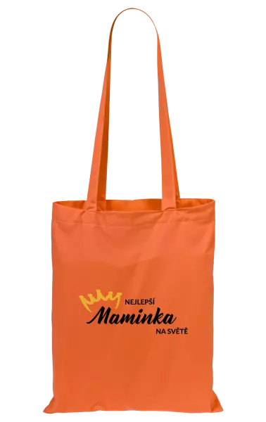 Látková taška Nejlepší maminka na světě - korunka
