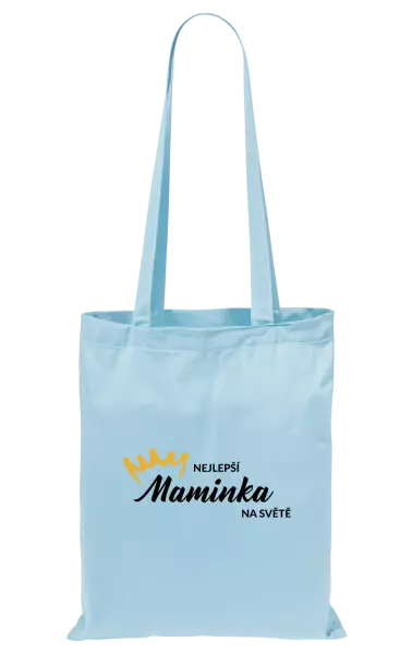 Látková taška Nejlepší maminka na světě - korunka