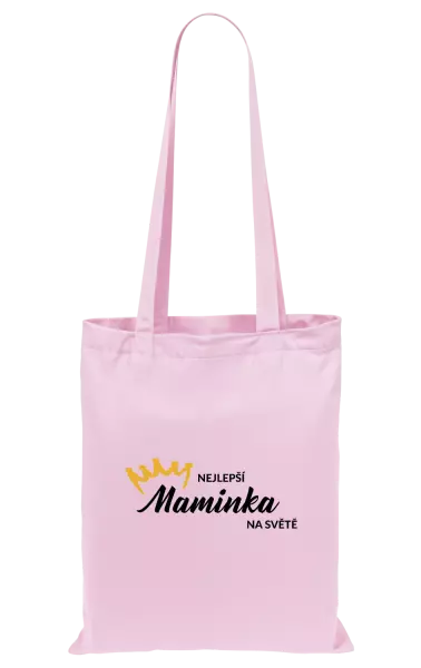 Látková taška Nejlepší maminka na světě - korunka