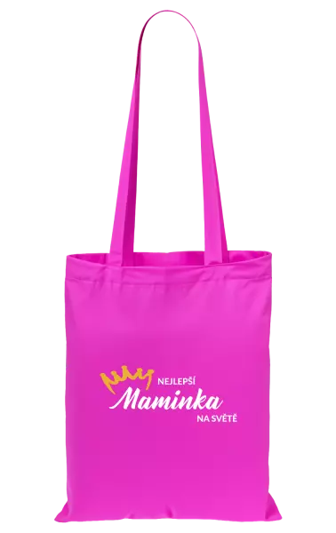 Látková taška Nejlepší maminka na světě - korunka
