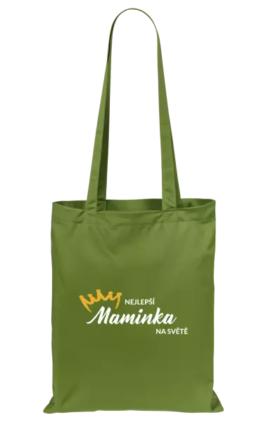 Látková taška Nejlepší maminka na světě - korunka