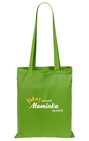 Látková taška Nejlepší maminka na světě - korunka