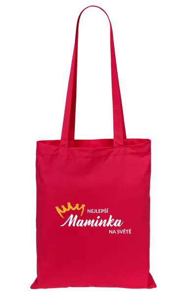 Látková taška Nejlepší maminka na světě - korunka