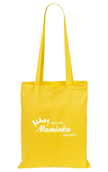 Látková taška Nejlepší maminka na světě - korunka