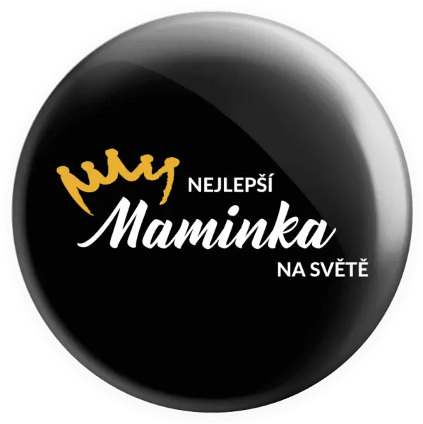 Placka Nejlepší maminka na světě - korunka