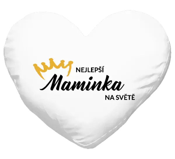 Polštář Nejlepší maminka na světě - korunka