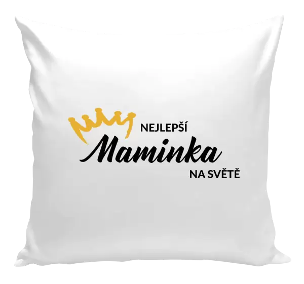 Polštář Nejlepší maminka na světě - korunka