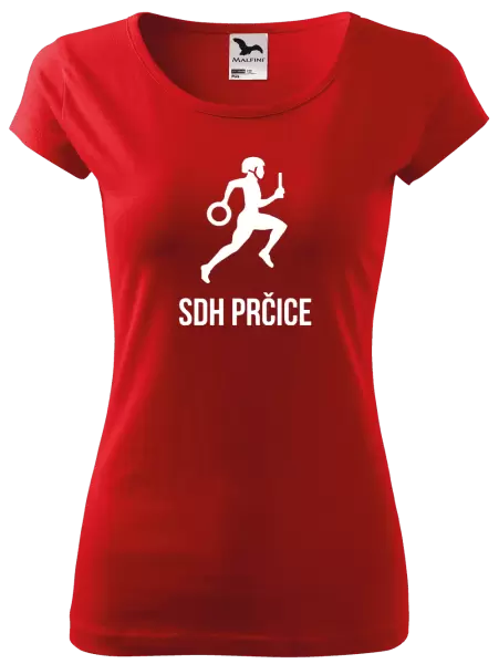 Dámské tričko SDH s vlastním názvem sboru