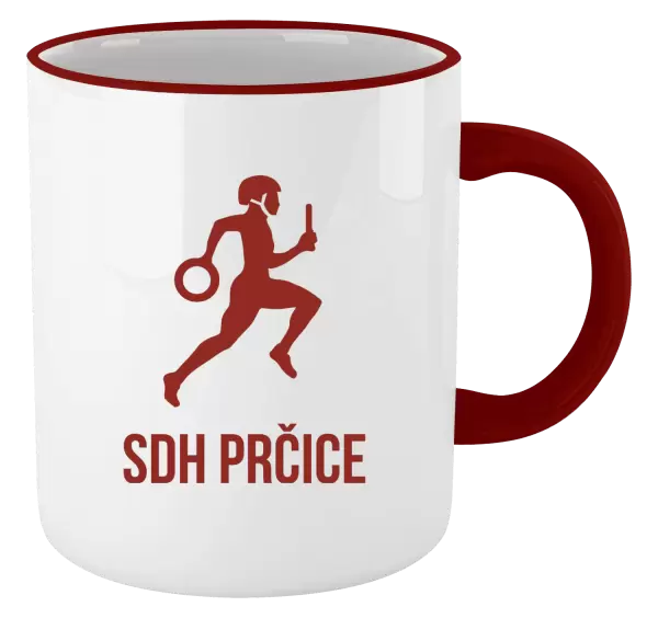 Hrnek SDH s vlastním názvem sboru