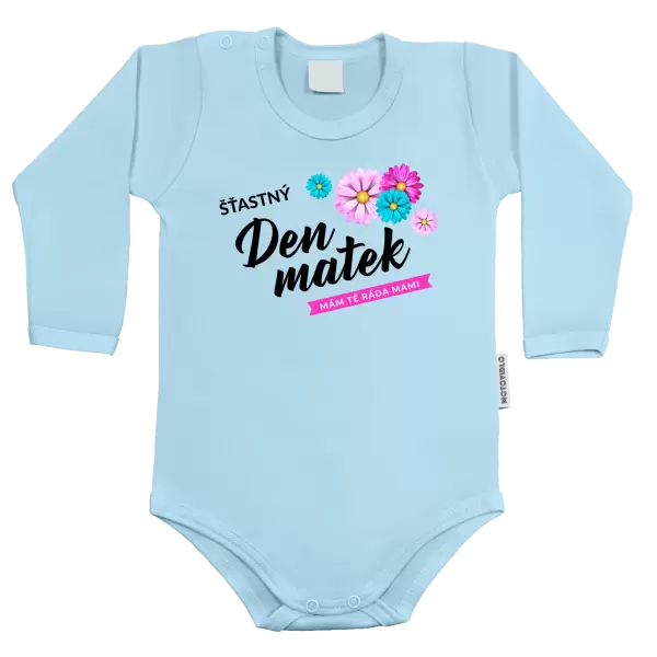 Dětské body Šťastný den matek - květiny