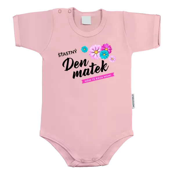 Dětské body Šťastný den matek - květiny