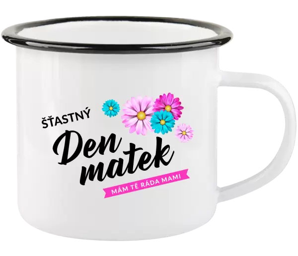 Plecháček Šťastný den matek - květiny