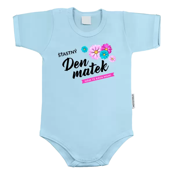 Dětské body Šťastný den matek - květiny