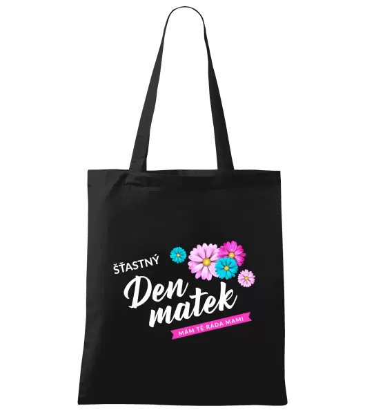 Látková taška Šťastný den matek - květiny