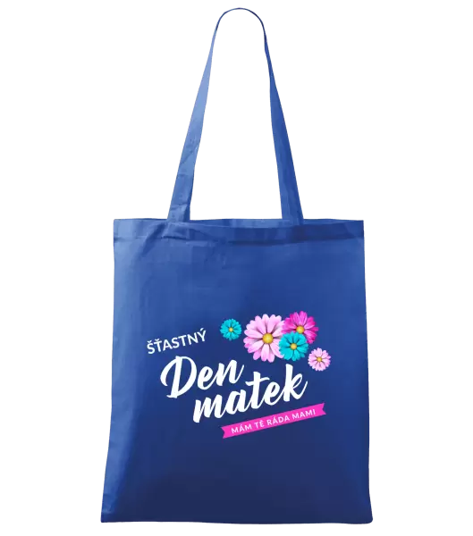 Látková taška Šťastný den matek - květiny
