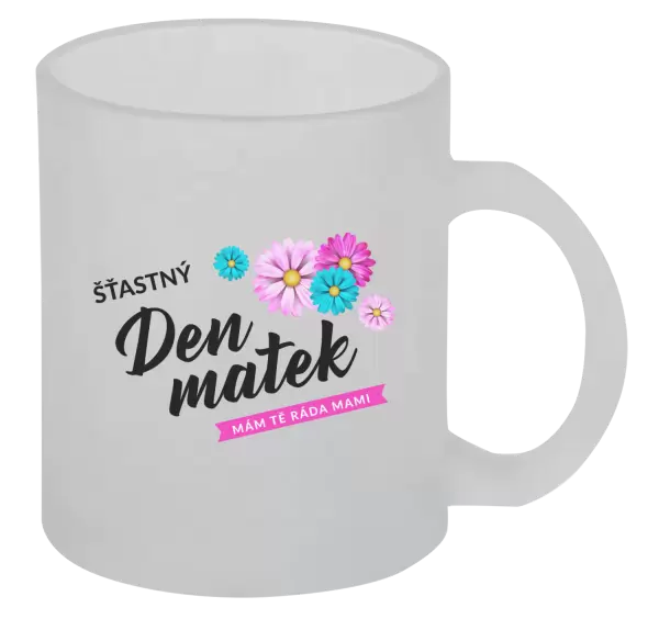 Hrnek Šťastný den matek - květiny