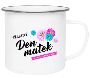 Plecháček Šťastný den matek - květiny