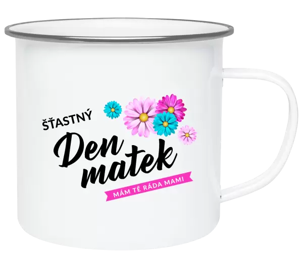 Plecháček Šťastný den matek - květiny