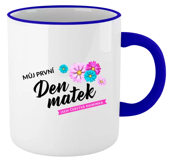 Hrnek Můj první den matek - květiny