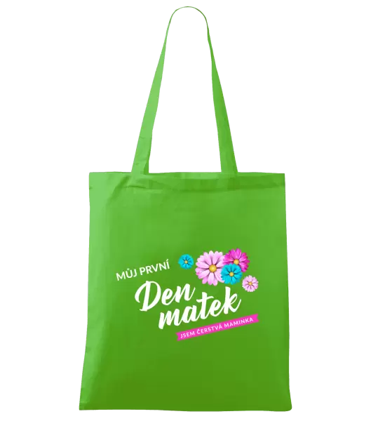 Látková taška Můj první den matek - květiny