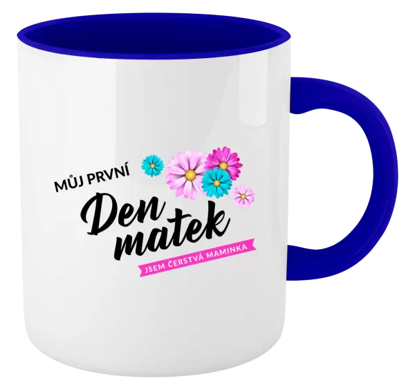Hrnek Můj první den matek - květiny