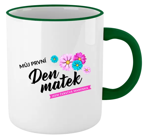 Hrnek Můj první den matek - květiny