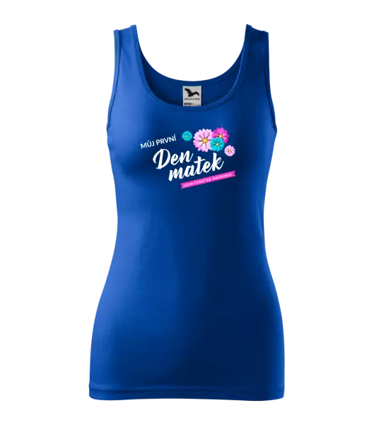Dámské tílko Můj první den matek - květiny