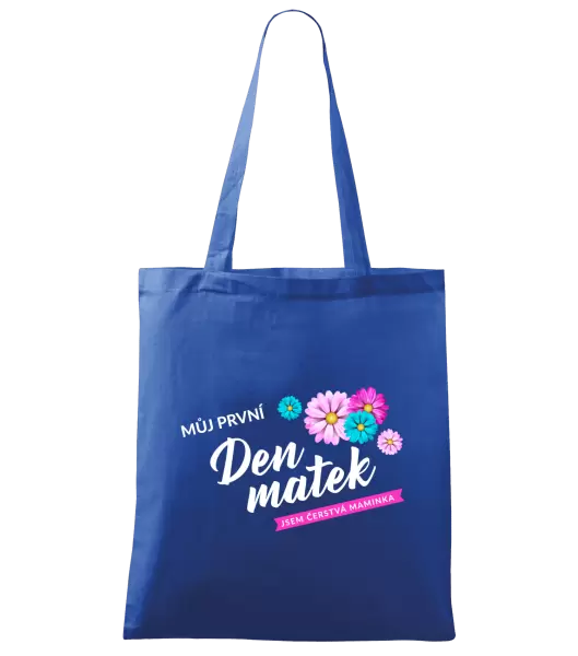 Látková taška Můj první den matek - květiny