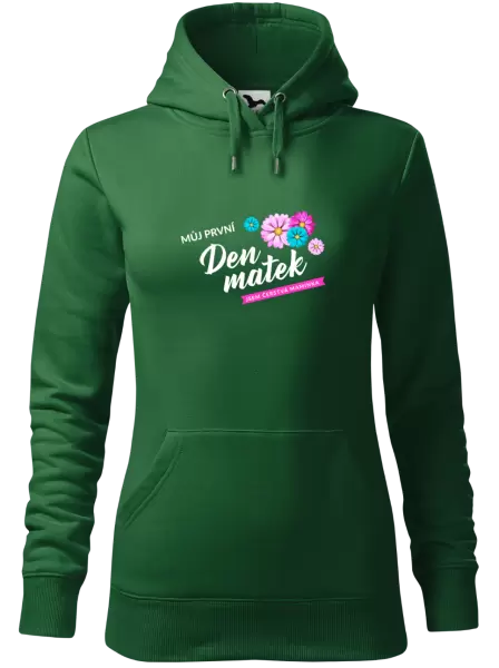 Dámská mikina Můj první den matek - květiny