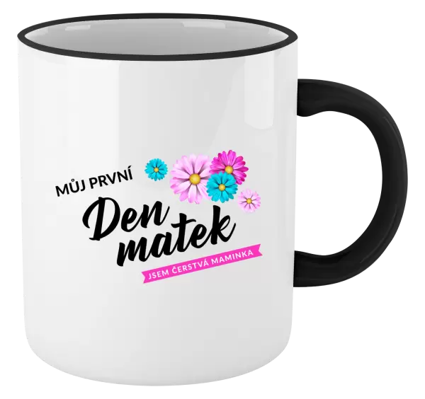 Hrnek Můj první den matek - květiny