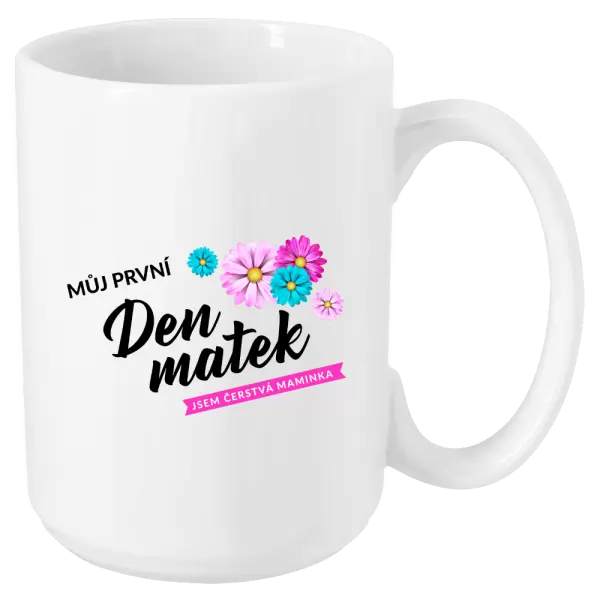 Hrnek Můj první den matek - květiny