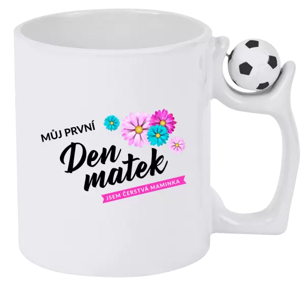 Hrnek Můj první den matek - květiny