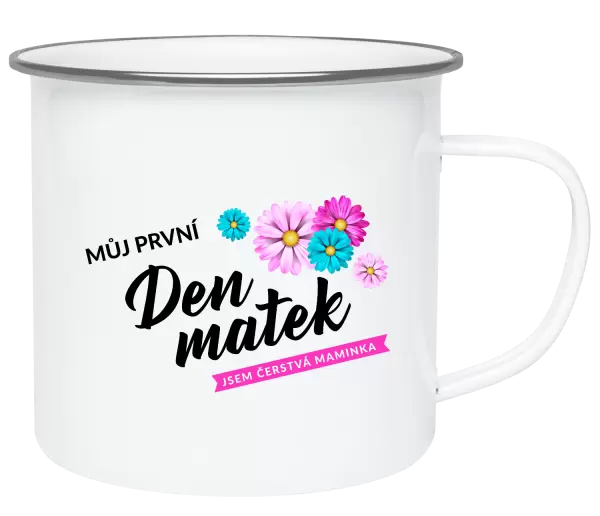 Plecháček Můj první den matek - květiny