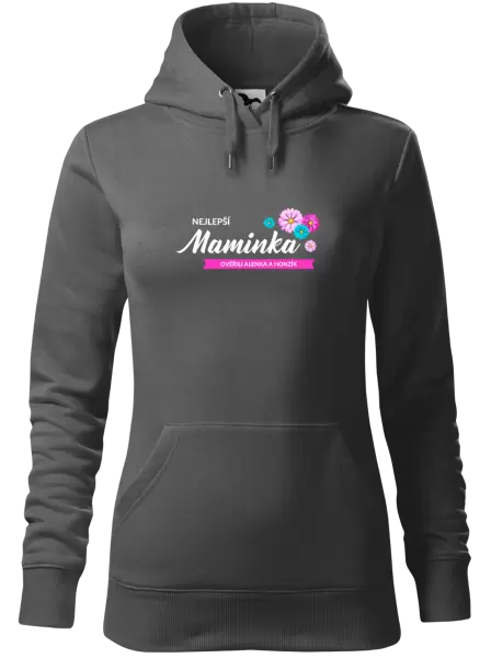 Dámská mikina Nejlepší maminka se jmény dětí