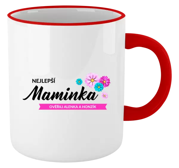 Hrnek Nejlepší maminka se jmény dětí