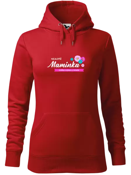 Dámská mikina Nejlepší maminka se jmény dětí