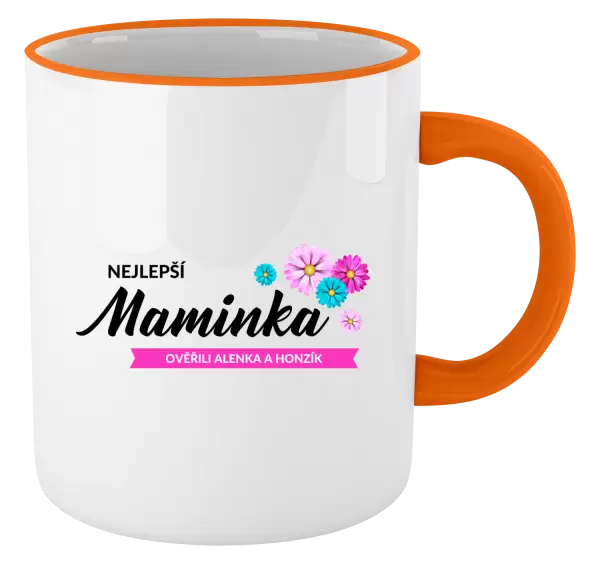 Hrnek Nejlepší maminka se jmény dětí